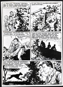 Original Comicseite - LA CITÉ DU KALAHARI 1954