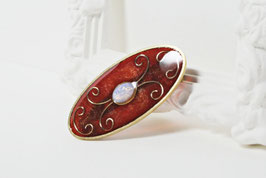 Broche ovale "Milady"