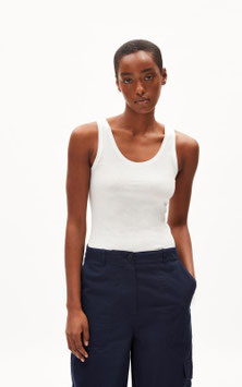 single jersey top off white