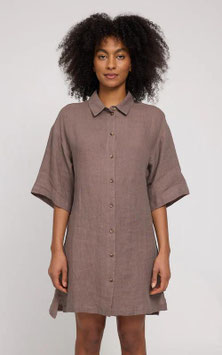 bl shirt dress grey brown