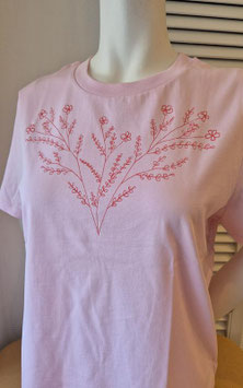 sk flowers cotton pink