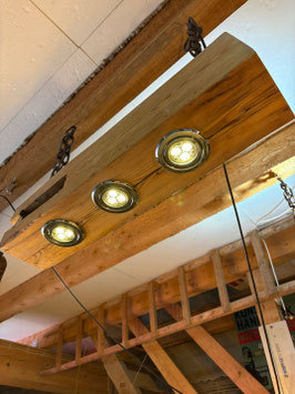 Balkenlampe Rosa