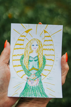 Postkarte - Heilungsengel Raphaella