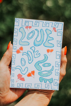 Postkarte - Love
