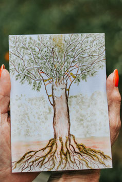 Postkarte - Baum der Verbundenheit