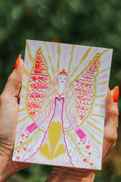 Postkarte - Liebesengel Jemina (Liebesengel der Segnung)