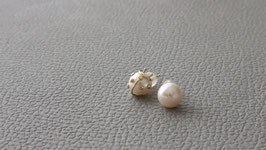 K18YGてんとう虫パールピアス＆パールピアスセット