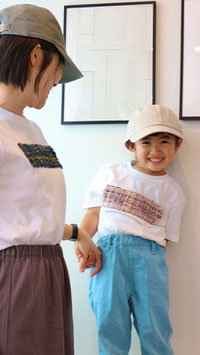 LienワンポイントツイードTシャツ(kids)