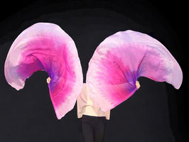 1 Paar Angel Wings, "Prosperity" (Lila Pink Rosa), 180 cm, A-Qualität