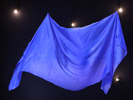 Seidenschleier, Blau