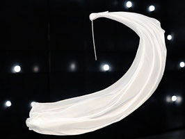 1 Paar Voi Poi, Weiß, 230 cm x 90 cm, rechteckig, Vollgummi-Poi