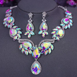 Edles Strass-Schmuckset "Sparkle Lashes", 3 tlg.