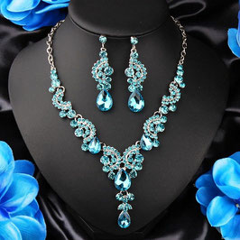 Edles Strass-Schmuckset "Symphony", 3 tlg.