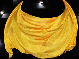 Seidenschleier, Silky-Gold, rechteckig, 270 cm x 110 cm, A-Qualität, 5 mm Seide