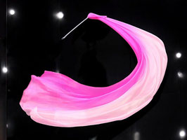 Voi Poi, Pink Fading, Längsverlauf, rechteckig, B-Qualität, 180 cm x 90 cm, Vollgummi-Poi