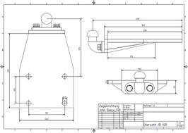 Zugeinrichtung John Deere 820, 920 u.ä