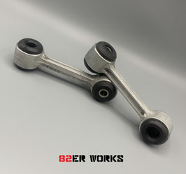 Koppelstangensatz Hinterachse mit vormontierten Strongflex PU-Buchsen in schwarz