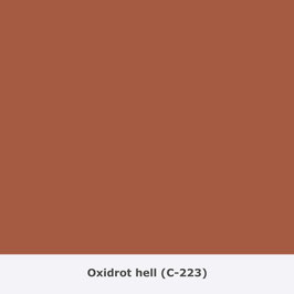 AGLAIA PremiumColor, natürliche Wandfarbe, matt "Oxidrot hell" (C-223)