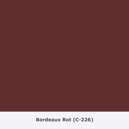 AGLAIA PremiumColor - matte, natürliche Wandfarbe, matt "Bordeaux Rot" (C-226)