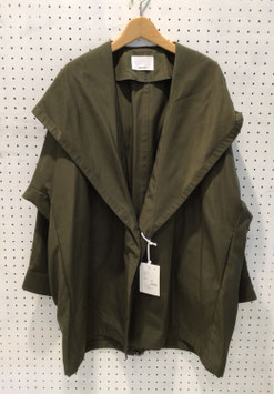 ウールタフタミドル丈コート(khaki)