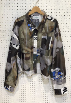 BODYSONG.　AtoZコラボレーション柄シャツ①