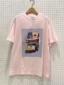 TELA【EMMALARSSON】コラボプリントTシャツ（PINK）