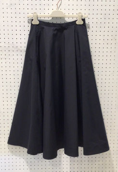 フレアAラインスカート（navy)