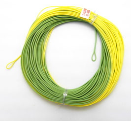WF Fliegenschnur Real Gold, WF, weight forward, float,2 Loops