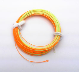 Runningline Super Slim 0,50 mm, 30 Meter, 20 LB, grün/orange, 2 Loops