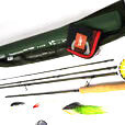Hecht Fliegenruten Set AIRFLO/ELBI  Greentooth