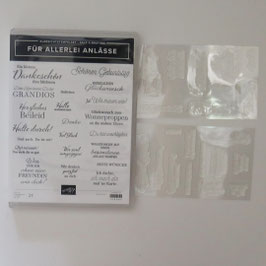 Stempelset "Für allerlei Anlässe"