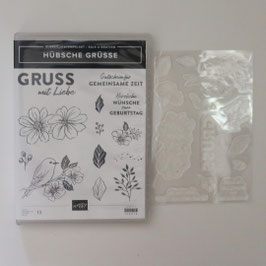 Stempelset "Hübsche Grüße"