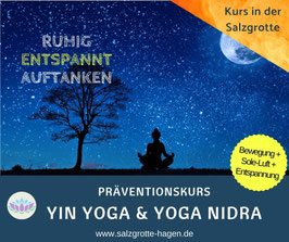 Do, 20.00 Uhr: Yin Yoga & Yoga Nidra Präventionskurs - 8 Wochen-Kurs mit 80-100% Krankenkassen-Erstattung: Do, 04.12.25-12.02.26 (8x)