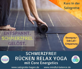 Rücken-Relax-Yoga: 6 Wochen-Kurs - Mo, 02.09.-07.10.24 (6x)
