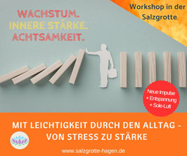 Workshop "Mit Leichtigkeit durch den Alltag - Von Stress zu Stärke" -  So, 04.10.2026 - 17.30-19.30 Uhr (2 Std.)