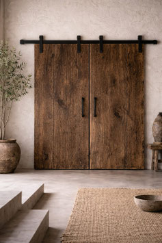 PUERTAS CORREDERAS DE MADERA MACIZA