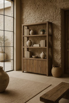 ESTANTERIA DE MADERA A MEDIDA