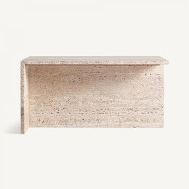 MESA DE CENTRO DE TRAVERTINO
