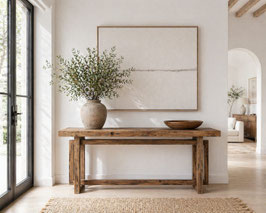 CONSOLA DE MADERA MODERNA | DISEÑO MINIMALISTA