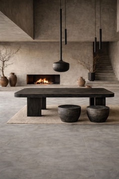 MESAS DE COMEDOR ÚNICAS DE MADERA MACIZA