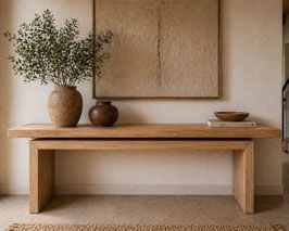 CONSOLA DE MADERA MODERNA | DISEÑO MINIMALISTA