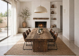 MESA DE COMEDOR VIGAS
