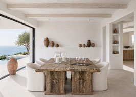 MESA DE COMEDOR DIVISIBLE MADERA
