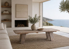 MESA DE COMEDOR MADERA RÚSTICA