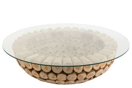 MESA DE CENTRO MADERA TRONCOS