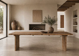 MESA DE COMEDOR MADERA ARTESANALES