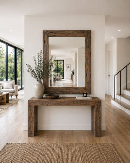ESPEJO DE MADERA | ESPEJO DECORATIVO PARA EL HOGAR