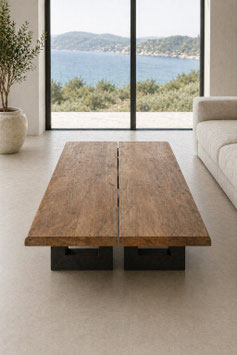 MESA DE CENTRO MADERA