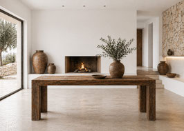 MESA DE COMEDOR MADERA MACIZA
