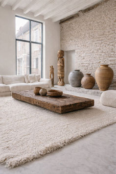 MESA DE CENTRO RÚSTICA PARA SALÓN
